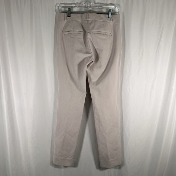 Banana Republic Ryan Fit Pants Women's 0 Khaki Flat Front Mid Rise Pockets - Picture 5 of 8